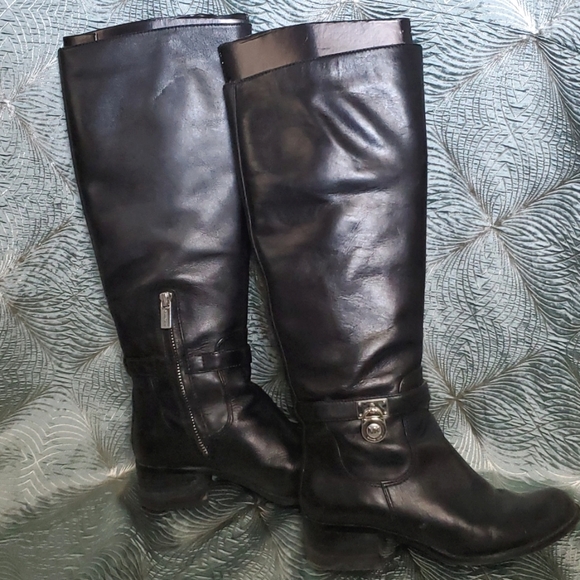Michael Kors Hamilton Riding Boots - Picture 1 of 4